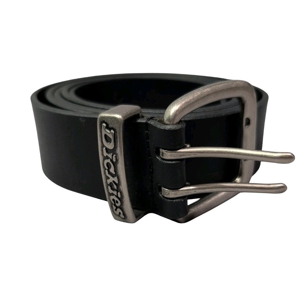 Dickies Men's 3X Belt 50-52 1.49 In (38MM)‎ Wide Two Prong Casual Leather Belt